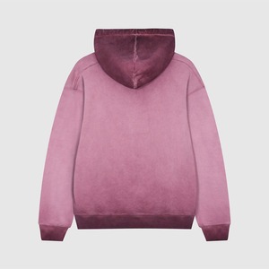 Sudadera con Capucha para Hombre, 100% Algodón, 420 GSM, Peso Pesado, Negra Desgastada, Lavada al Ácido, con Bolsillo Frontal con Logotipo, Estilo Vintage, Invierno - Product Image 6