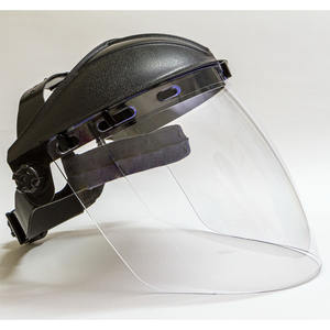 หน้ากากป้องกันดวงตาแบบอุตสาหกรรมพร้อมแผ่นป้องกันหน้า วัสดุพลาสติก ป้องกันรอยขีดข่วนและรังสียูวี - Product Image 1