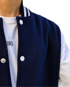 เสื้อแจ็คเก็ตวาร์ซิตี้สไตล์พรีเมียมสำหรับผู้ชาย รับผลิตโลโก้ตามสั่ง ขายส่งจำนวนมาก - Product Image 6