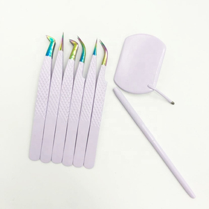 อุปกรณ์ต่อขนตา แหนบสำหรับต่อขนตา แหนบสแตนเลสสีตามสั่ง - Product Image 1