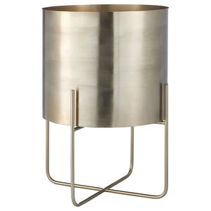 Support de Plantes de Luxe en Métal Doré, Grand Porte-Pot de Fleurs sur Pied pour Intérieur, Moderne en Laiton Brossé et Acier Inoxydable, Vente en Gros - Product Image 6