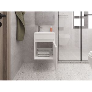 Sutcliffe lavabo bianco elegante da bagno - Product Image 2