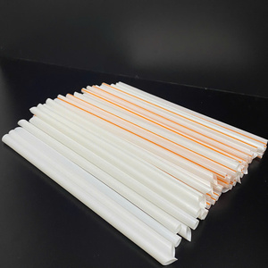 Pajitas de plástico reutilizables de PP ecológicas con diseño arcoíris de 10/12 mm, de buena calidad, diseño más reciente 2026, directamente de fábrica. - Product Image 3