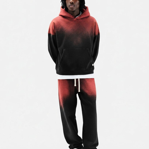 Vintage Heavyweight Sun Fade Printing Men Tracksuit Full Customized Heavyweight Sun Faded Tracksuit For <b>Boys</b> - Product Image 1