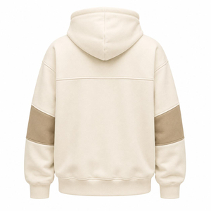 Sweat-shirt à capuche pour homme de qualité supérieure 2026, coupe classique, en molleton bouclette, couleur unie, avec poche, décontracté, pour l'automne - Product Image 4
