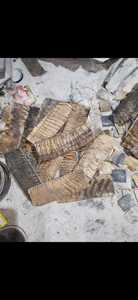 Ram cuerno placa Natural pulido Ram cuerno oveja cuerno cuchillo escalas - Product Image 5