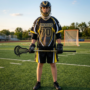 Maillot de lacrosse personnalisé unisexe en maille respirante, coupe athlétique, pour hommes et femmes, entraînement et matchs d'équipe - Product Image 2