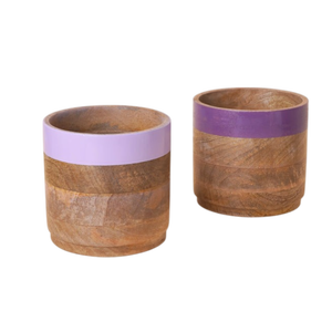 Maceta de madera para plantas vivas - Diseño artificial, maceta decorativa para el hogar, maceta de jardín - Product Image 4