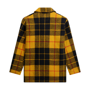 Vestes en laine pour hommes, style décontracté, boutonnées, col rabattu, manches longues, respirantes, hiver, OEM. - Product Image 2