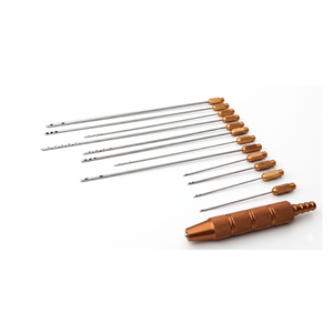 Outils de liposuccion manuels réutilisables de haute qualité, avec embout Luer Lock, en acier inoxydable, pour transfert de graisse, avec poignée orange, pour usage cosmétique - Product Image 5