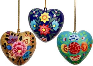 Cadeau pour la Saint-Valentin, Noël, festival, mini pendentif en forme de cœur en plastique PET/PS écologique, incassable, imperméable, 4,5 cm - Product Image 6