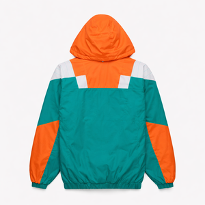 Custom logo Patch Classic Nylon Half Zipper <b>Pullover</b> Windbreaker <b>Jacket</b> for <b>Men</b> OEM ODM Bulk Orders Hot sale Windproof <b>Jacket</b> - Product Image 2