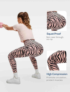 Leggings Deportivos Transpirables Antibacterianos de Cintura Alta con Sublimación Personalizada para Mujer, Tallas Grandes, Venta al Por Mayor - Product Image 6