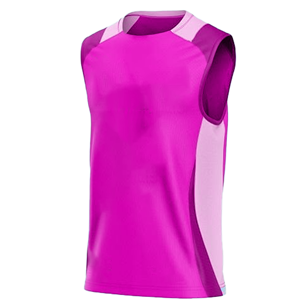 Débardeur sans manches pour homme, bleu royal, col rond, couleur unie, style sportif, écologique, respirant, séchage rapide, tricoté en polyester - Product Image 5