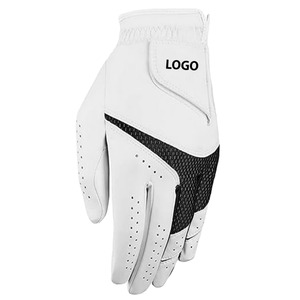 Professional Grade Cabretta Leather High Quality Breathable Quick Drying Non-Slip Men's Golf Gloves - Product Image 1