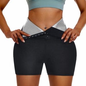 Shorts gainants taille haute <span class=keywords><strong>pour</strong></span> femmes, effet corset amincissant, avec fonction sauna <span class=keywords><strong>pour</strong></span> la perte <span class=keywords><strong>de</strong></span> poids et le yoga - Product Image 5