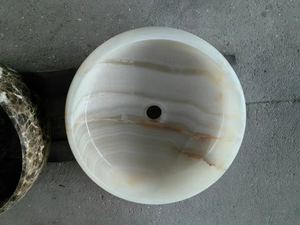 Stylish Handmade Feature Marble Pattern Solid Surface Countertop Art Sink for Bathroom Wash <b>Basin</b> For Home and Hotels - Product Image 4