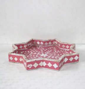 Ensemble de brûleurs d'encens contemporains élégants et brillants avec incrustation de nacre Maisons arabes Ramadan et occasions de cadeaux - Product Image 6