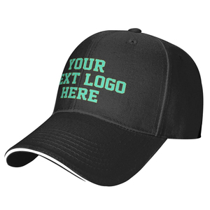 Casquettes de baseball décontractées ajustées avec broderie de lettres sur le panneau avant, personnalisables en gros - Product Image 3