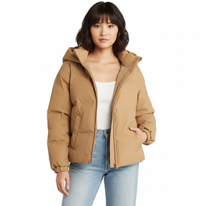 Abrigo Corto Reversible de Piel Sintética de Zorro para Mujer, Tallas Grandes S-8XL, Estilo Urbano, con Capucha con Cremallera y Mangas Largas - Product Image 5