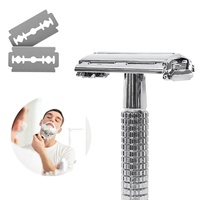 Support de Rasoir et Brosse à Raser Professionnel en Acier Inoxydable de Qualité Supérieure pour Hommes, Certifié ISO9001, Couleur et Logo Personnalisables, Soin en Salon