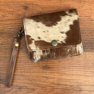 Monedero de pulsera de cuero de vaca de gran venta para mujer, monedero pequeño de cuero genuino, bolso de tarjeta multifunción, monedero para mujer - Product Image 2