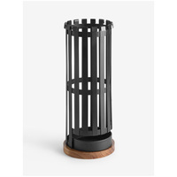 Porta Paraguas Decorativo de Metal Dorado de Alta Calidad con Diseño Vertical de Corte Láser para Áreas de Estar de Lujo