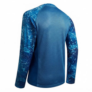 เสื้อตกปลาผู้ชายใส่สบาย ป้องกันรังสียูวี ออกแบบมาเพื่อการผจญภัยกลางแจ้งตลอดวัน เหมาะสำหรับใส่ในช่วงฤดูร้อน ขายส่ง - Product Image 2