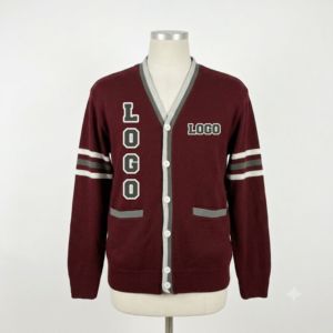 Made Your Custom High-quality V-neck <b>Sweaters</b> for sorority/Fraternity/ Schools/Colleges/Universities Logos Knitted <b>Cardigans</b> - Product Image 2