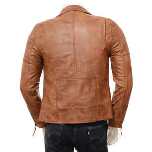 Chaqueta de Cuero y Lona para Motociclistas, Estilo Personalizado de Alta Calidad, a la Moda, Fabricada en Pakistán, Impermeable y Resistente al Viento - Product Image 2