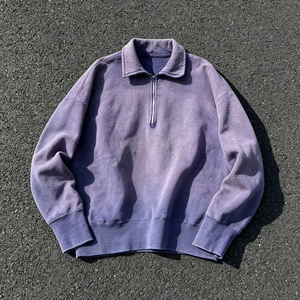 Polo de Moda con Logotipo Personalizado, Lavado Ácido, Estilo Vintage, Manga Corta, Informal, Fabricante Mayorista OEM - Product Image 1