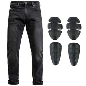 Pantalones vaqueros de motocicleta de alta calidad, pantalones de montar Vintage, pantalones acolchados personalizados con forro de motocicleta reforzado para hombre - Product Image 1