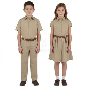 Collection de vêtements scolaires haut de gamme pour enfants : ensemble uniforme scolaire avec chemise, pantalon, jupe et pull en option pour l'école - Product Image 2