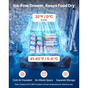 Glacière rigide portable à roulettes 45QT, étanche, garde les aliments au frais pendant 48 heures - Product Image 3