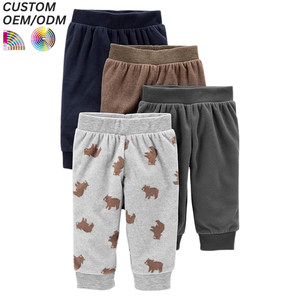 Pantalon de survêtement personnalisé pour bébé garçon, 100 % coton, décontracté, couleur unie, respirant, écologique, pour enfants, hiver et automne - Product Image 3