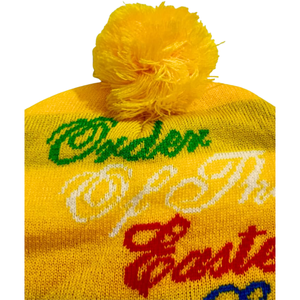 Gorro de Punto Jacquard Ecológico con Bordado Masónico Prince Hall, Gorro de Invierno Tejido a Mano de Poliéster/Algodón con Patrón de Letras, Estilo Casual - Product Image 6