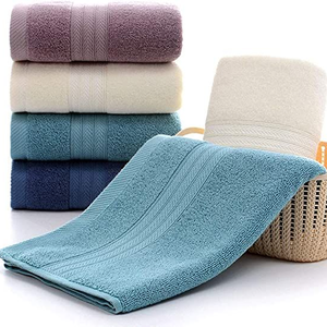 Ensemble de serviettes de bain de luxe pour hôtel, tricotées sur mesure, 100% coton, douces, absorbantes, serviettes de visage de qualité supérieure, confortables et absorbantes - Product Image 2