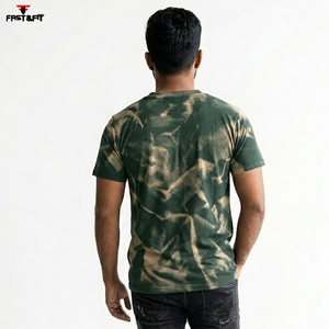 T-shirt décontracté personnalisé à manches courtes et coupe oversize pour homme, 100 % coton, imprimé, fabriqué au Pakistan, collection 2025 - Product Image 4