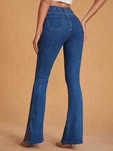 Pantalones Vaqueros de Moda para Hombre, Cintura Media, Rotos, de Pierna Ancha, Personalizados, Nuevos, Casuales, 100% Algodón, Ecológicos - Product Image 6