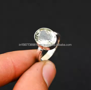 Anillo de cuarzo de limón de Plata de Ley 925 hecho a mano, joyería decorativa Vintage para aniversario y compromiso, anillo Vintage único para mujer - Product Image 6