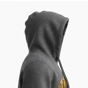 Sweat à capuche brodé très demandé avec logo personnalisé, tissu épais, coupe décontractée, fabricant de vêtements abordables en gros - Product Image 5