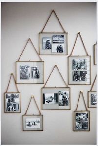 Home Decor Glass & Metal Hanging Photo <b>Frame</b> for Wall Decoration With Hanging Chain, with 2 Sides Glass Customized <b>Frames</b> - Product Image 5
