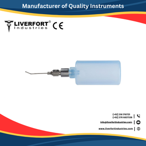 Irrigador de cámara anterior BishopHarmon de calidad, bombilla y adaptador 19G 21G para estrabismo, microcirugía ocular, oftalmología, cirugía ENT, UCI - Product Image 2