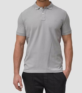 Camisetas Polo para Hombre en Color Gris de Moda, Nueva Colección de Alta Calidad, Transpirables, Estilo Casual - Product Image 1