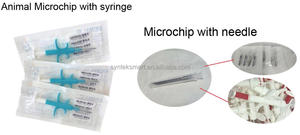 Microchip RFID per <span class=keywords><strong>Animali</strong></span> Domestici, 134.2kHz FDX-B ICAR, Tubo in Vetro da 12mm, Mini Iniettabile e Impiantabile per Identificazione - Product Image 2