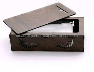 Porte-mouchoirs au design audacieux en bois dur pour un accès fonctionnel aux serviettes et une utilisation élégante sur la table dans les maisons ou les bureaux - Product Image 6