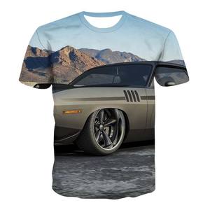 Camisetas Casuales de Cuello Redondo para Hombre al por Mayor, con Estampado Digital Personalizado en la Parte Delantera, Corte Regular, Tejido de Poliéster/Algodón Transpirable - Product Image 6