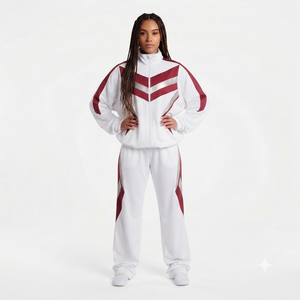 Women Cheerleading Sports Uniform Tracksuit Custom Printed Full Zip <b>Jacket</b> and Athletic Pants Matching Teamwear for Practice - Product Image 5