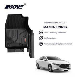 แผ่นปูรองในรถยนต์ทำจาก TPE กันลื่นสำหรับ MAZDA 3 2020 + แผ่นปูรองในรถยนต์ออกแบบได้ตามที่ต้องการใช้ได้ทุกฤดู - Product Image 2