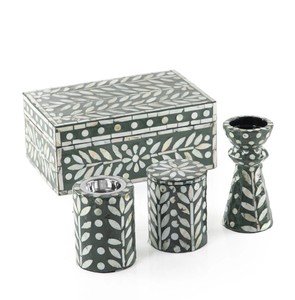 Luxury Mother of Pearl Resin <b>Bakhoor</b> Burner Gift Set Mabkhara Arabic <b>Oud</b> Incense Burner Home Fragrance Decor - Product Image 3